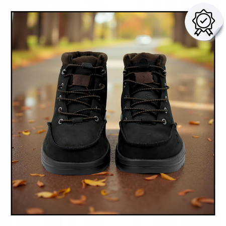 BUTY MĘSKIE LEKKIE SKÓRZANE HEYDUDE BRADLEY BOOT LEATHER 40189 001 