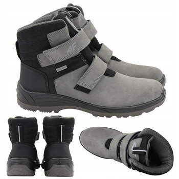 BUTY DZIECIĘCE 4F WYSOKIE WYGODNE NA JESIEŃ ZIMĘ JOBMW252 25S