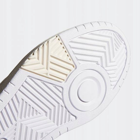 Buty Wysokie Białe Skóra Skórzane Wygodne ADIDAS HOOPS 3.0 MID