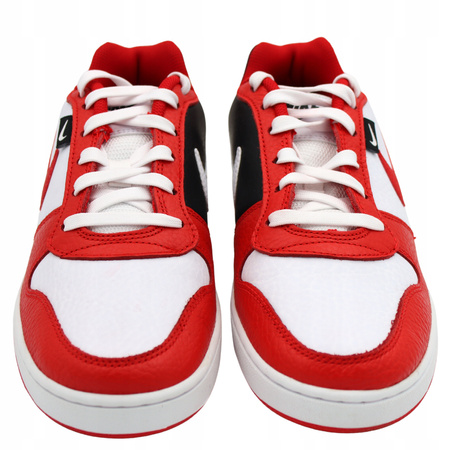 BUTY MĘSKIE SPORTOWE SKÓRZANE NIKE EBERNON CZERWONE AQ1774 101 R. 44,5