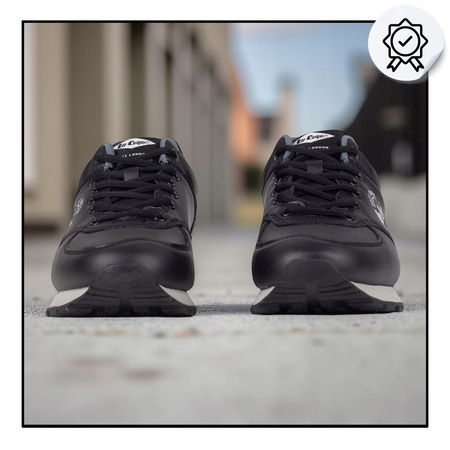 Buty Męskie Wygodne Czarne na co dzień lifestyle Niskie LEE COOPER 
