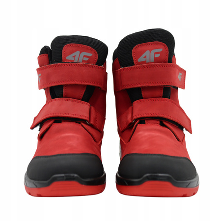 BUTY DZIECIĘCE 4F WYSOKIE skóra NA JESIEŃ ZIMĘ JOBMW250 62S