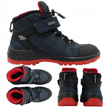 BUTY DZIECIĘCE 4F WYGODNE TREKKINGOWE NA JESIEŃ ZIMĘ JOBMW253 31S