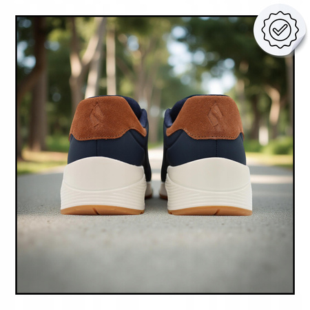 Buty sportowe męskie granatowe lekkie wygodne skechers 183004/nvy