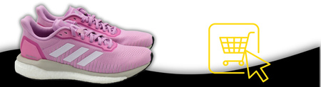 Buty sportowe damskie trening Adidas Solar wygodne do biegania