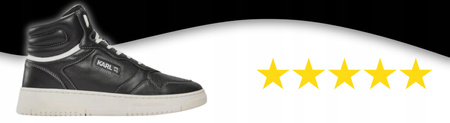 Buty Sneakersy wygodne męskie KARL LAGERFELD wygodne skóra 