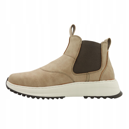 Buty męskie sztyblety beżowe wygodne lekkie wsuwane heydude 442932kr 