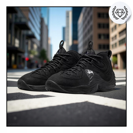 BUTY SPORTOWE MĘSKIE LEKKIE CZARNE NIKE AIR PENNY Koszykarskie