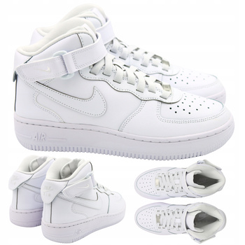 BUTY SPORTOWE DAMSKIE BIAŁE SNEAKERSY NIKE AIR FORCE 1 FN1193 111 r. 37,5