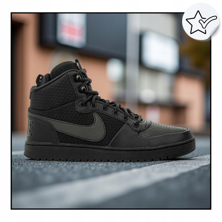 Buty Zimowe Na Zimę Wysokie Wygodne Skóra Ciepłe NIKE COURT BOROUGH