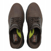 Buty męskie skórzane skechers brązowe wygodne wsuwane 205046/choc