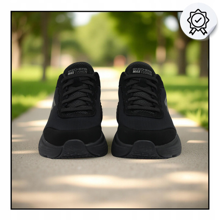 Buty sportowe męskie skechers 220610/bbk czarne wsuwane na co dzień