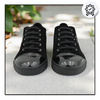 Buty Trampki Sneakersy Czarne Skóra Wygodne Niskie CALVIN KLEIN BLACK