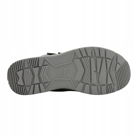 BUTY DZIECIĘCE 4F WYGODNE ZE SKÓRY WYSOKIE NA JESIEŃ ZIMĘ JOBMW250 26S 