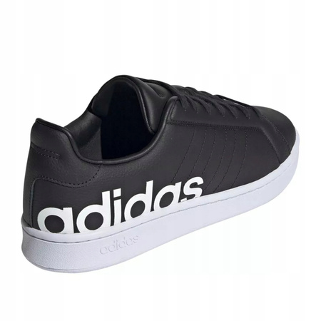 Buty Trampki Czarne Skóra Wygodne Męskie ADIDAS GRAND COURT