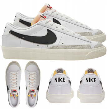 BUTY SPORTOWE MŁODZIEŻOWE WYGODNE SKÓRA NIKE BLAZER LOW DA6364 101 r. 36