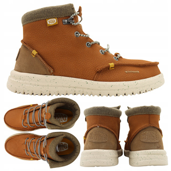 BUTY MĘSKIE LEKKIE SKÓRZANE HEYDUDE BRADLEY BOOT LEATHER 40189 21N