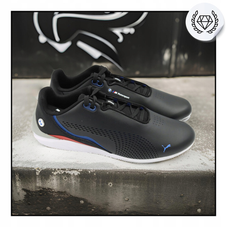 BUTY SPORTOWE MĘSKIE WYGODNE BMW DRIFT CAT DECIMA 307304 01 r. 42