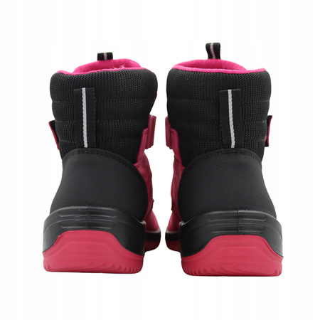 BUTY DZIECIĘCE 4F WYGODNE ZE SKÓRY WYSOKIE NA JESIEŃ ZIMĘ JOBMW252 55S 