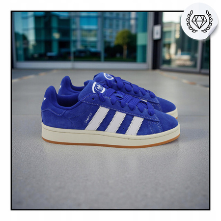 Buty sportowe wygodne niebieskie sneakersy adidas campus h03471 