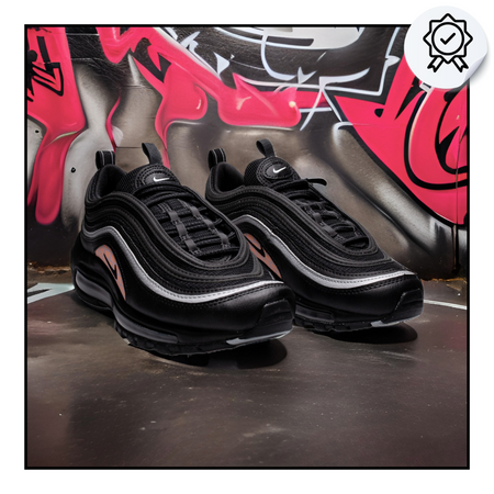 Nike buty damskie wygodne czarne NIKE AIR MAX 97 GS