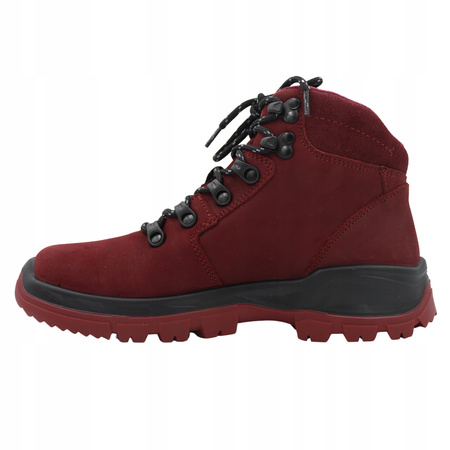 BUTY DAMSKIE 4F WYGODNE TREKKINGOWE WYSOKIE NA JESIEŃ ZIMĘ OBDH253 60S 