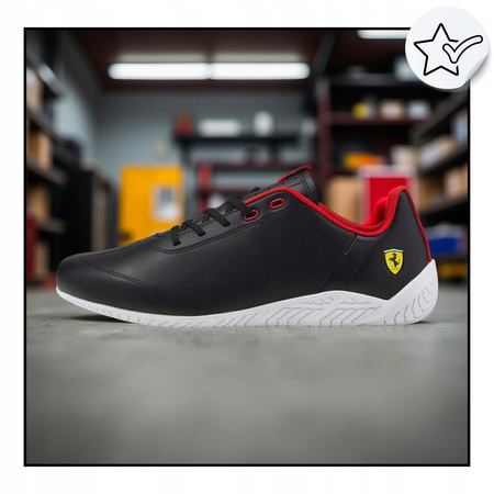 Buty MĘSKIE sportowe czarne PUMA FERRARI WYGODNE lekkie
