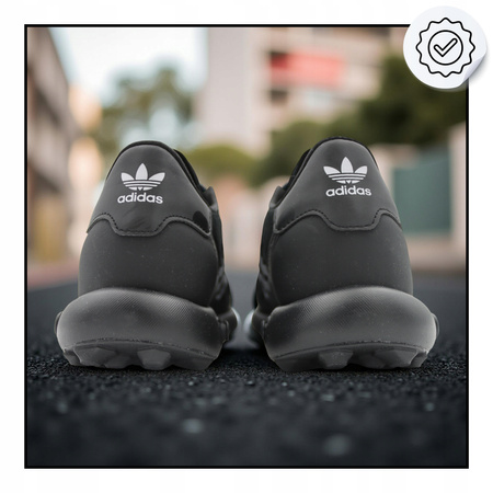 Buty sportowe czarne ADIDAS LA TRAINER III J wygodne 