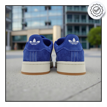 Buty sportowe wygodne niebieskie sneakersy adidas campus h03471 
