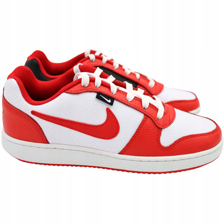 BUTY MĘSKIE SPORTOWE SKÓRZANE NIKE EBERNON CZERWONE AQ1774 101 R. 44