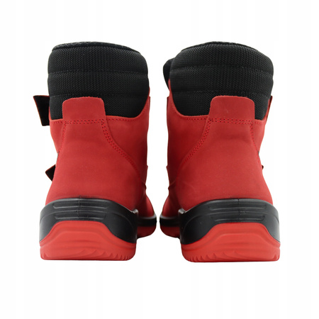 BUTY DZIECIĘCE 4F WYGODNE ZE SKÓRY WYSOKIE NA JESIEŃ ZIMĘ JOBMW25062S 