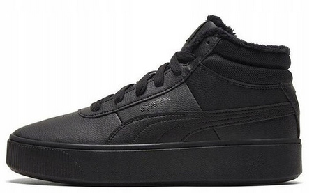 Buty damskie czarne PUMA VIKKY STACKED wysokie
