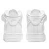 Buty Młodzieżowe Wysokie Wygodne Białe Skórzane NIKE AIR FORCE 1