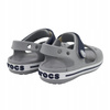 Sandałki dziecięce szare lekkie wygodne crocs crocband 12856 01u 