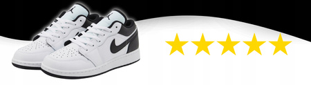 Buty Męskie NIKE AIR JORDAN 1 LOW Sportowe SKÓRZANE Niskie Sneakersy