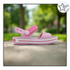 Sandałki dziecięce różowe lekkie wygodne crocs crocband 12856 6gd