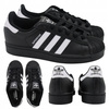 BUTY SPORTOWE DAMSKIE SKÓRA CZARNE SNEAKERSY ADIDAS SUPERSTAR JI0079