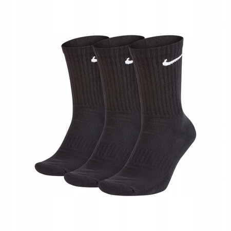Skarpetki Długie Czarne Wygodne Męskie Bawełna NIKE SX7664 010