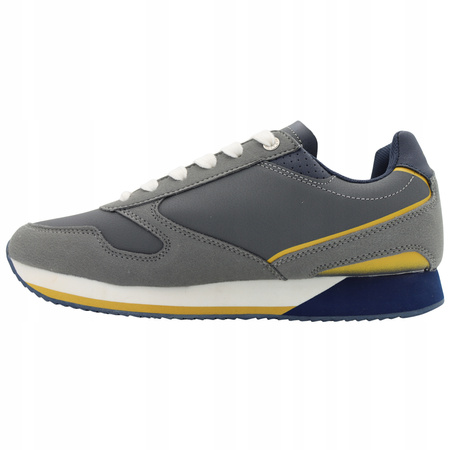Buty Sneakersy Wygodne Męskie US POLO ASSN NOBIL003-GRY001