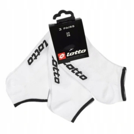 SKARPETKI BIAŁE LOTTO NISKIE STOPKI 1.20.00516-516-516 