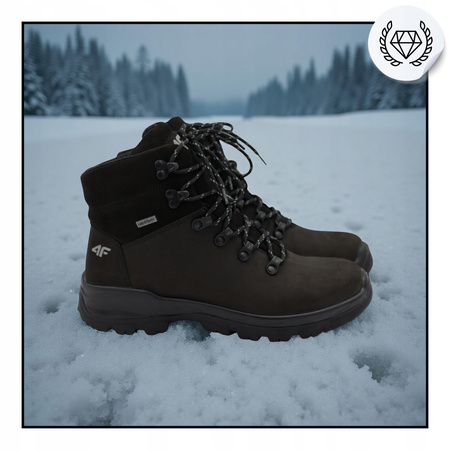 4f BUTY DAMSKIE WYGODNE TREKKINGOWE NA JESIEŃ ZIMĘ OBDH251 21S