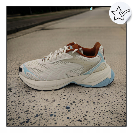 Buty Lekkie Wygodne Na Co Dzień Niskie Białe PUMA VELOPHASIS ALPINE