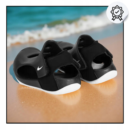 Nike sandałki dziecięce czarne wygodne lekkie SUNRAY