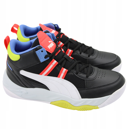 Buty Sportowe Męskie Puma Rebound za kostkę czarne wygodne r.43