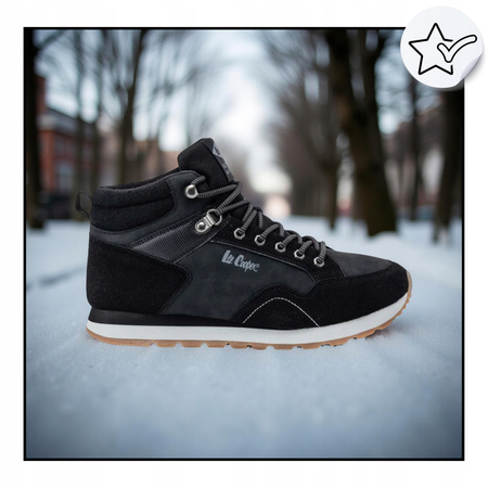BUTY MĘSKIE ZIMOWE TREKKINGOWE TRAPERY LEE COOPER LCJ-24-03-3012MB