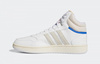 Buty Wysokie Białe Skóra Skórzane Wygodne ADIDAS HOOPS 3.0 MID