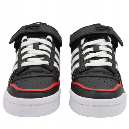 Buty Młodzieżowe Juniorskie Wygodne Skóra Rzep ADIDAS FORUM LOW