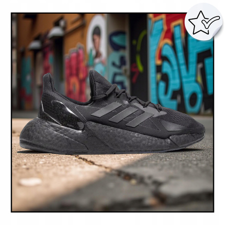 BUTY SPORTOWE MĘSKIE CZARNE BIEGOWE NA TRENING ADIDAS FW8386 r. 40