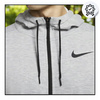 Bluza męska z kapturem sportowa szara na zamek Nike Dri-FIT CJ4317063 R.XXL