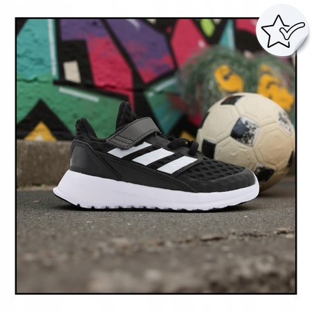 Buty dziecięce sportowe ADIDAS RAPIDARUN EL czarne 